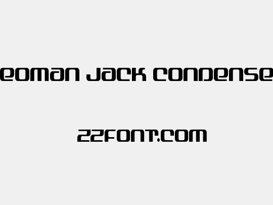 Yeoman Jack Condensed