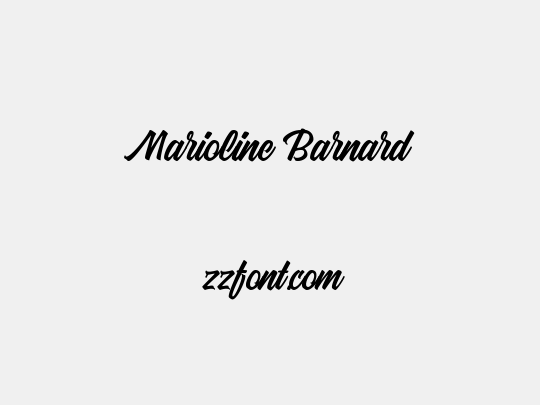 Marioline Barnard