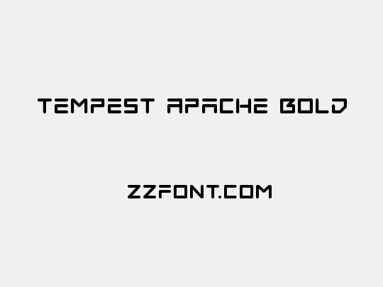Tempest Apache Bold