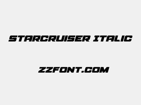 Starcruiser Italic