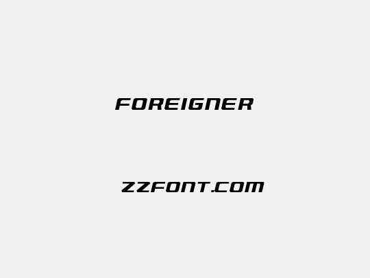 Foreigner