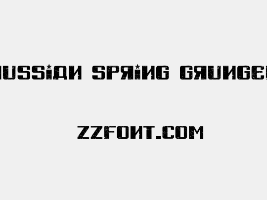 Russian Spring Grunged