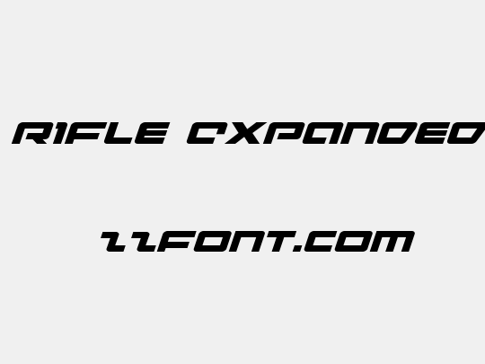 Pulse Rifle Expanded Italic
