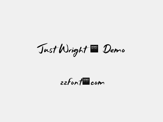 Just Wright - Demo