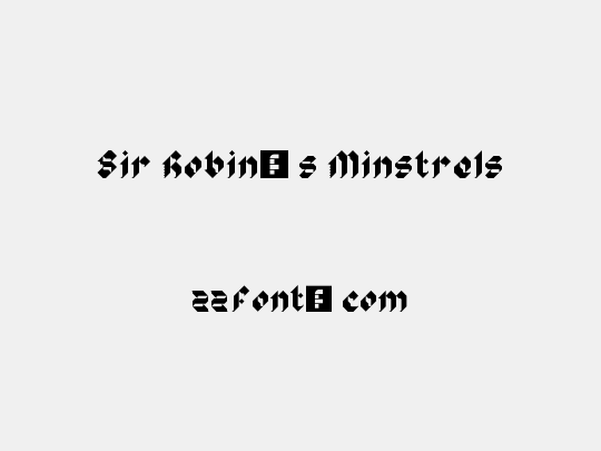 Sir Robin's Minstrels