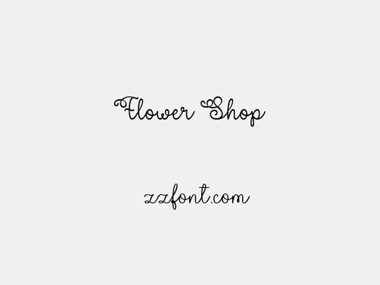 Flower Shop