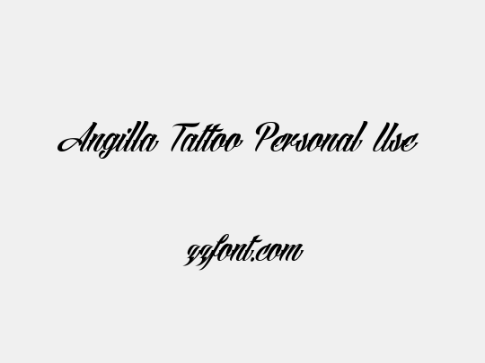 Angilla Tattoo Personal Use 