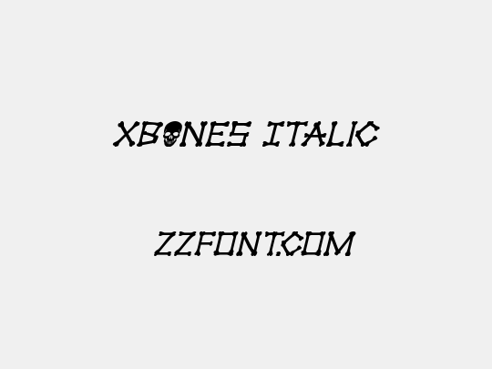 xBONES Italic