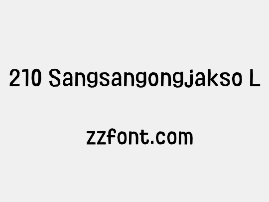 210 Sangsangongjakso L