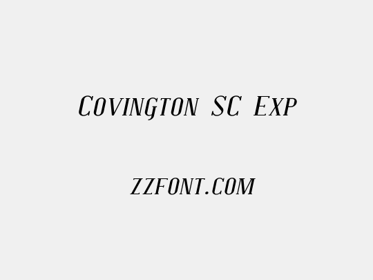 Covington SC Exp