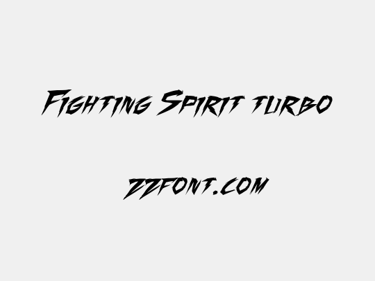 Fighting Spirit turbo