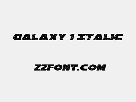 Galaxy 1 Italic