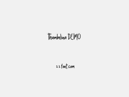 Thumbelina DEMO