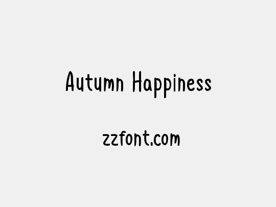 Autumn Happiness