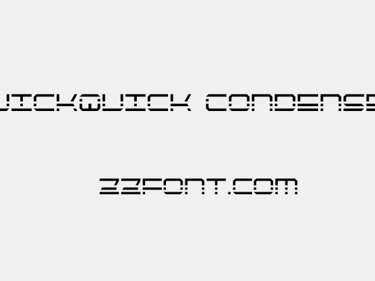 QuickQuick Condensed