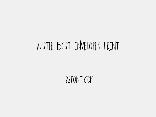 Austie Bost Envelopes Print