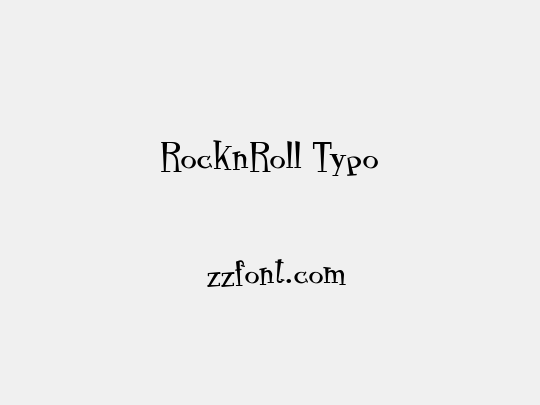 RocknRoll Typo