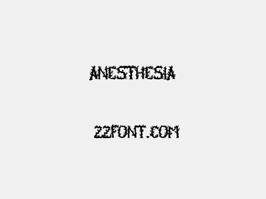 Anesthesia