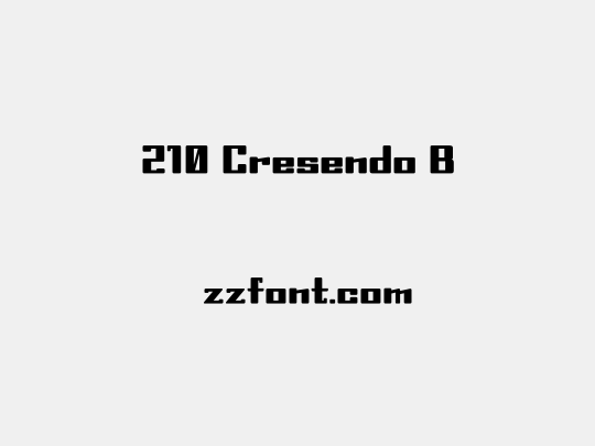 210 Cresendo B