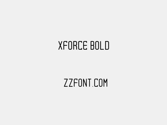XForce Bold