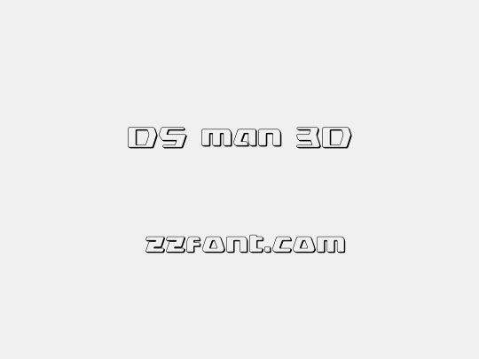 DS man 3D