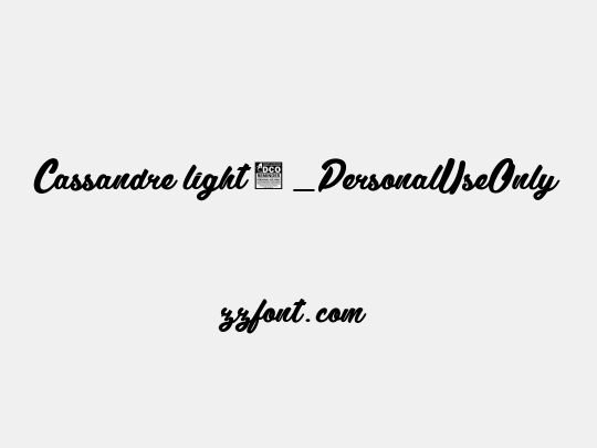 Cassandre light2_PersonalUseOnly