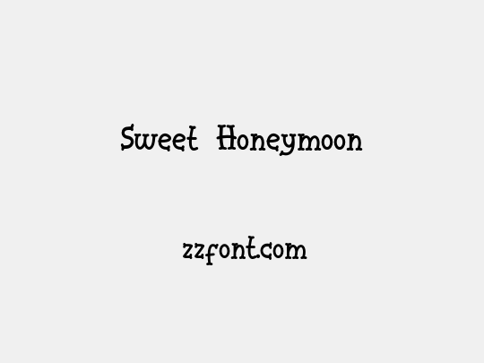 Sweet Honeymoon