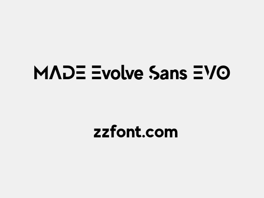 MADE Evolve Sans EVO