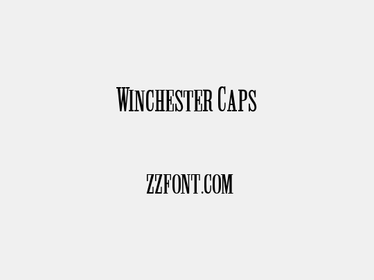 Winchester Caps