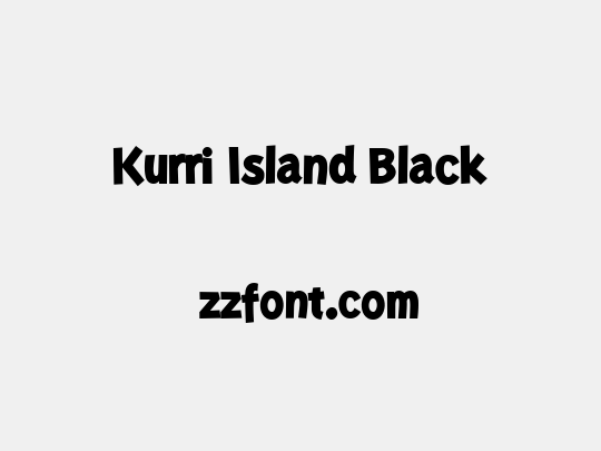 Kurri Island Black