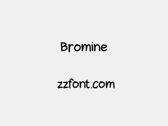 Bromine