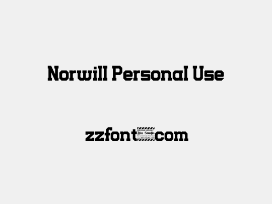 Norwill Personal Use