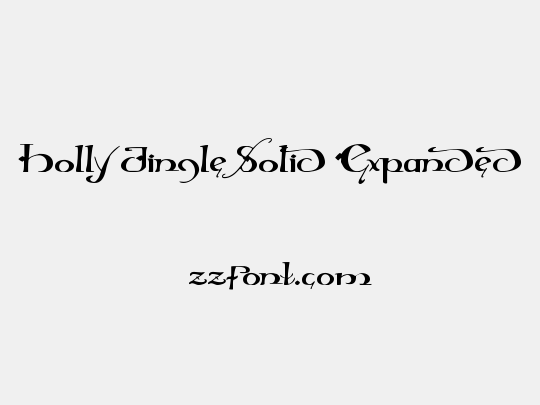 Holly Jingle Solid Expanded