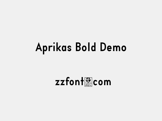 Aprikas Bold Demo