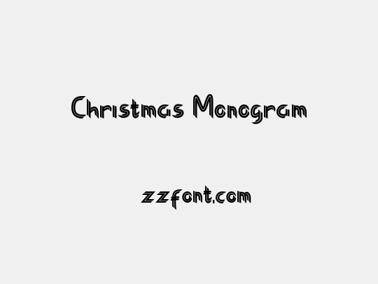 Christmas Monogram