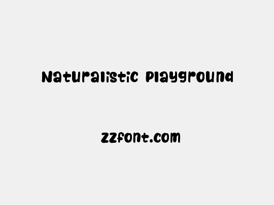 Naturalistic Playground