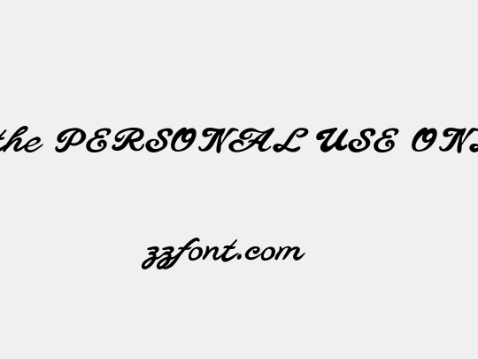 Clothe PERSONAL USE ONLY