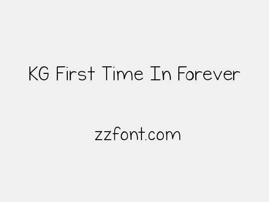 KG First Time In Forever