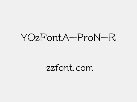 YOzFontA-ProN-R
