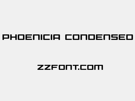 Phoenicia Condensed