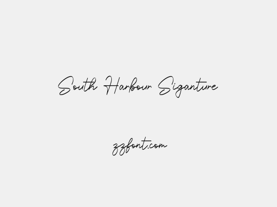 South Harbour Siganture