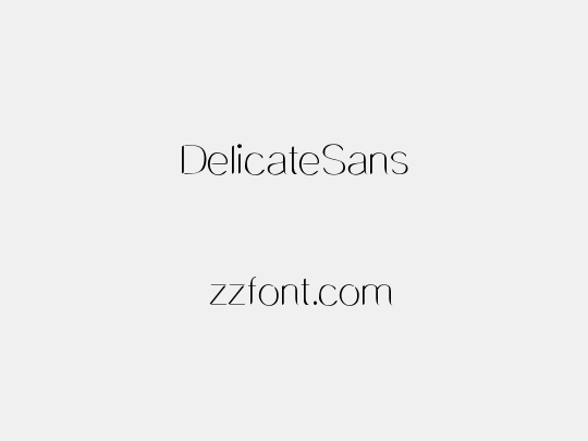 DelicateSans