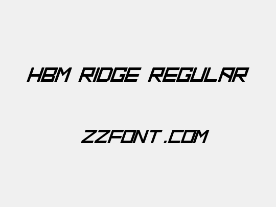 HBM Ridge Regular