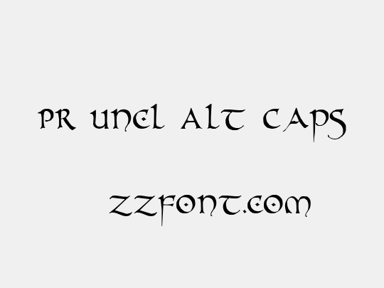 PR Uncl Alt Caps