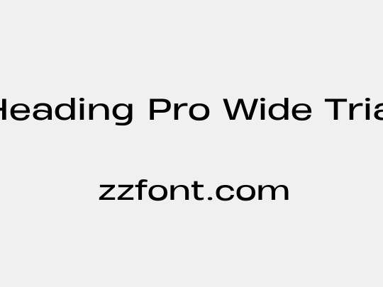 Heading Pro Wide Trial
