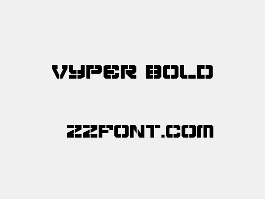 Vyper Bold