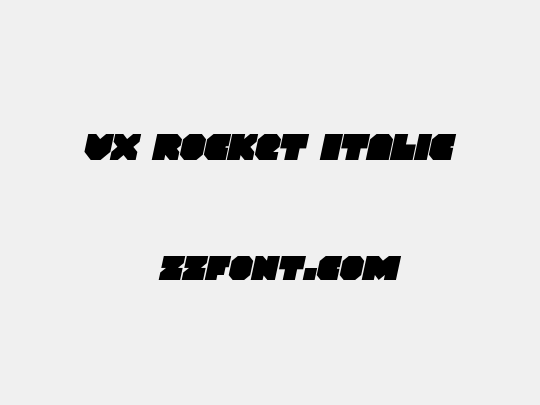 VX Rocket Italic