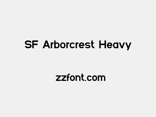 SF Arborcrest Heavy