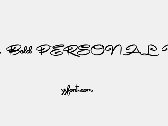 Avelana Bold PERSONAL USE