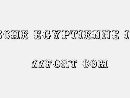 Toskanische Egyptienne Initialen